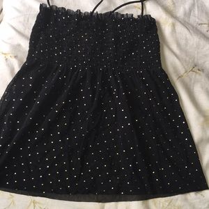 Intimissimi black sheer tank size xs